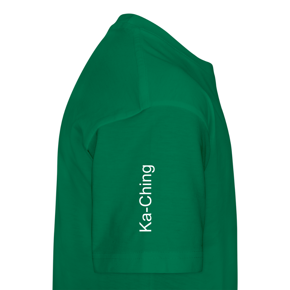 Unisex T-Shirt Ching Purple Logo - kelly green