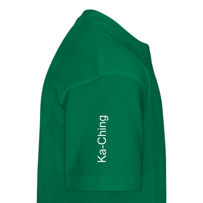 Unisex T-Shirt Ching Purple Logo - kelly green