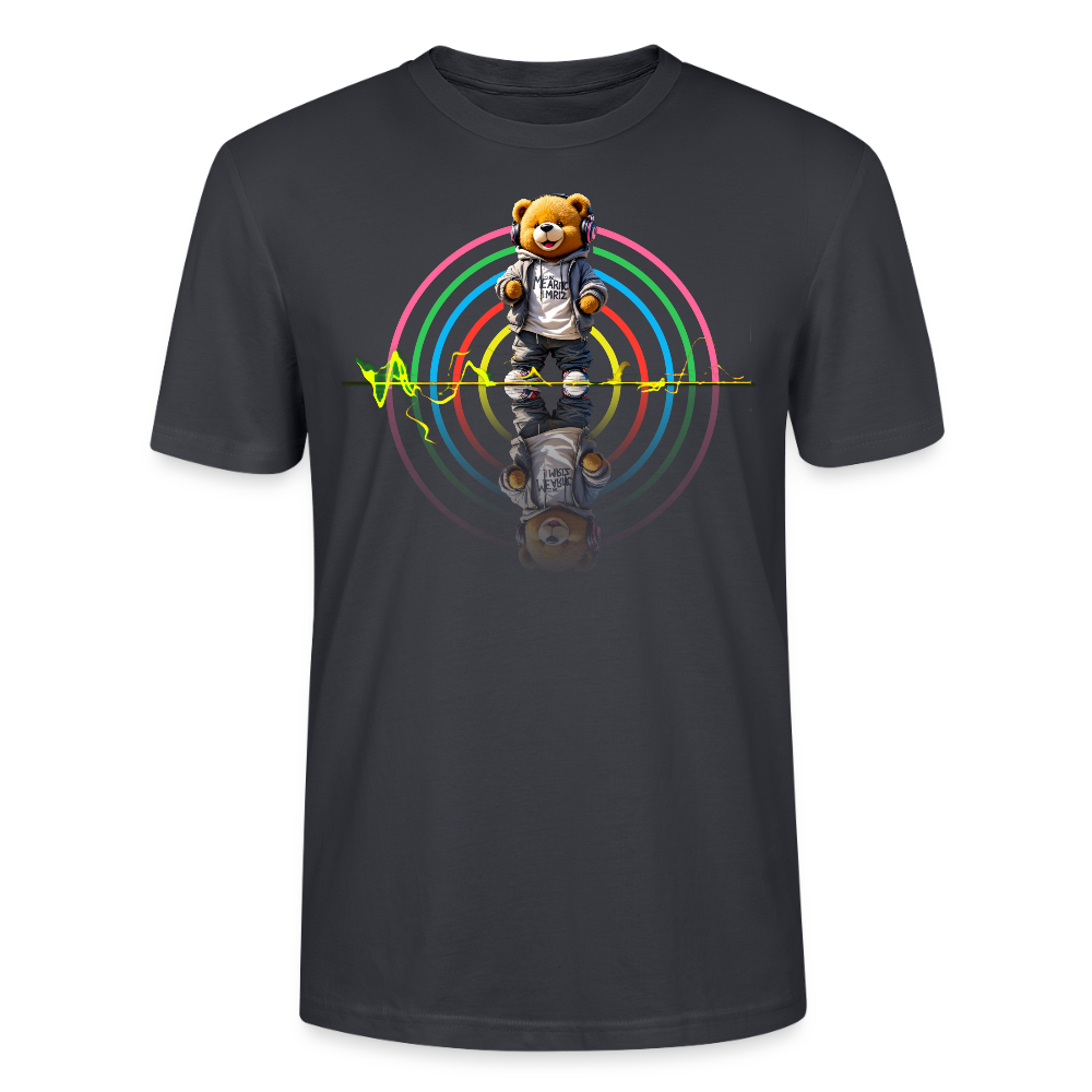 Neon Teds Tee - India Ink Grey