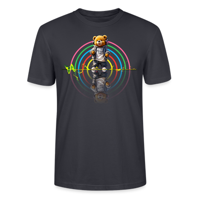 Neon Teds Tee - India Ink Grey