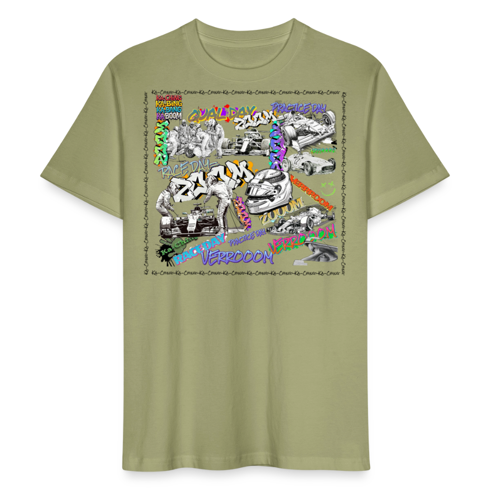 Ka-Ching Motorsports Graffiti T-Shirt - sage
