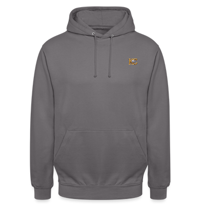 Minimal Range Unisex Hoodie limited editions design 1 - elephant grey