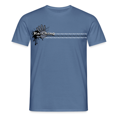 Unisex T-Shirt Ching Silver Logo CH-SLR-T-03c - dove blue 