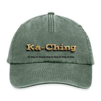 CAP Ching GOLD Logo CH-GD-H-02 - vintage bottle green 