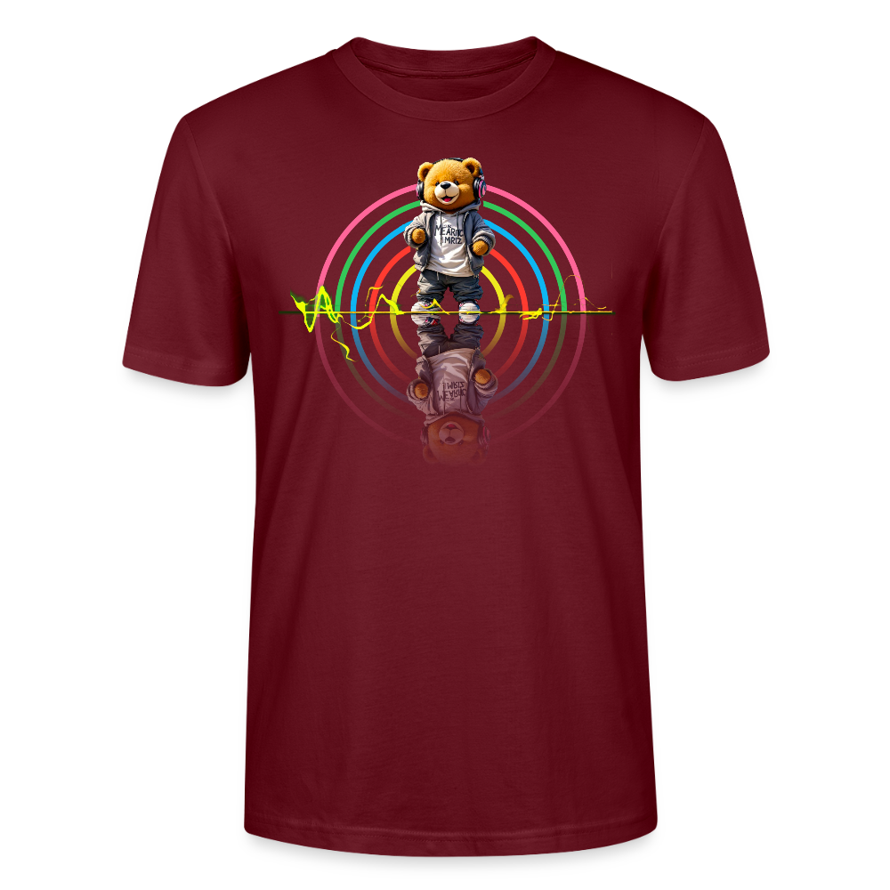 Neon Teds Tee - burgundy