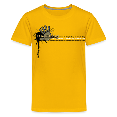 Unisex T-Shirt Ching Gold Logo - sun yellow