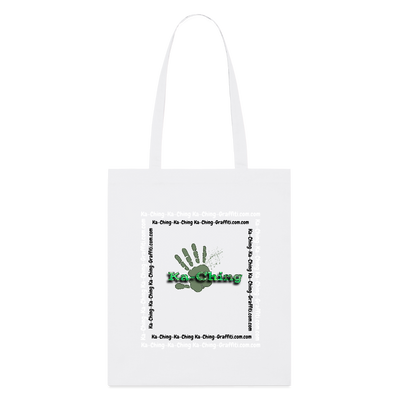 Ching Tote Bag Green Logo - white
