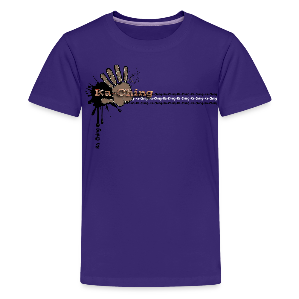 Unisex T-Shirt Ching Bronze Logo - purple