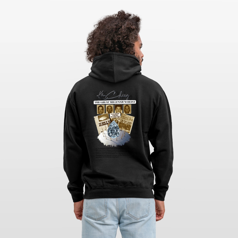 Diamond Range Unisex Hoodie limited editions design 2 - black