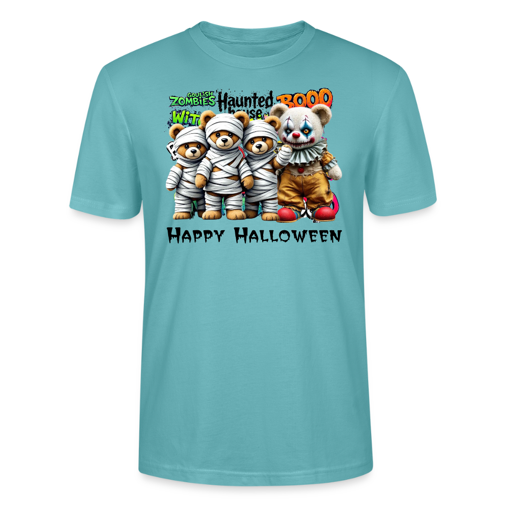 Teddies clown Tee - pastel turquoise