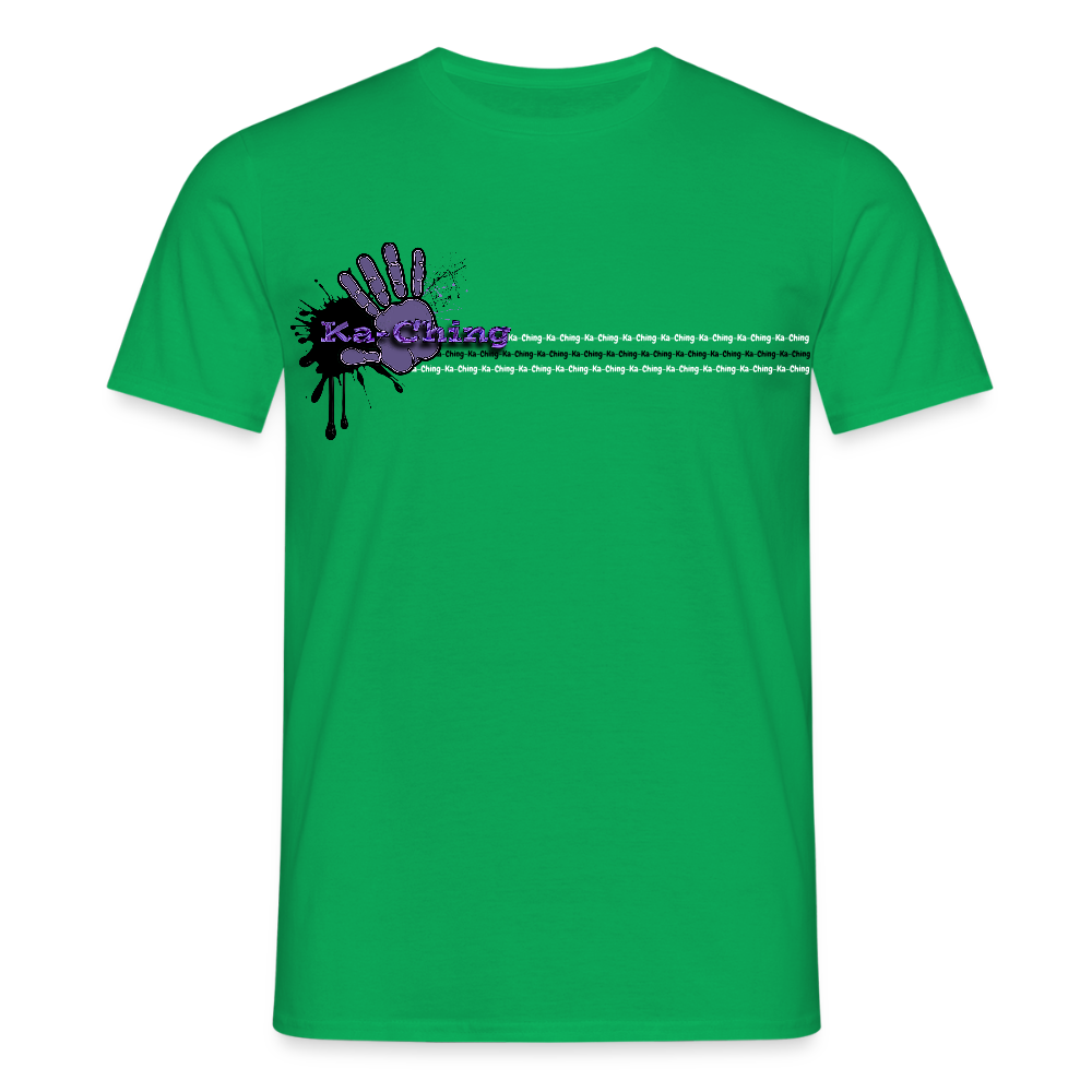 Unisex T-Shirt Ching Purple Logo CHPU-T-06c - kelly green