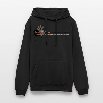 Unisex Hoodie Ching Bronze logo - black