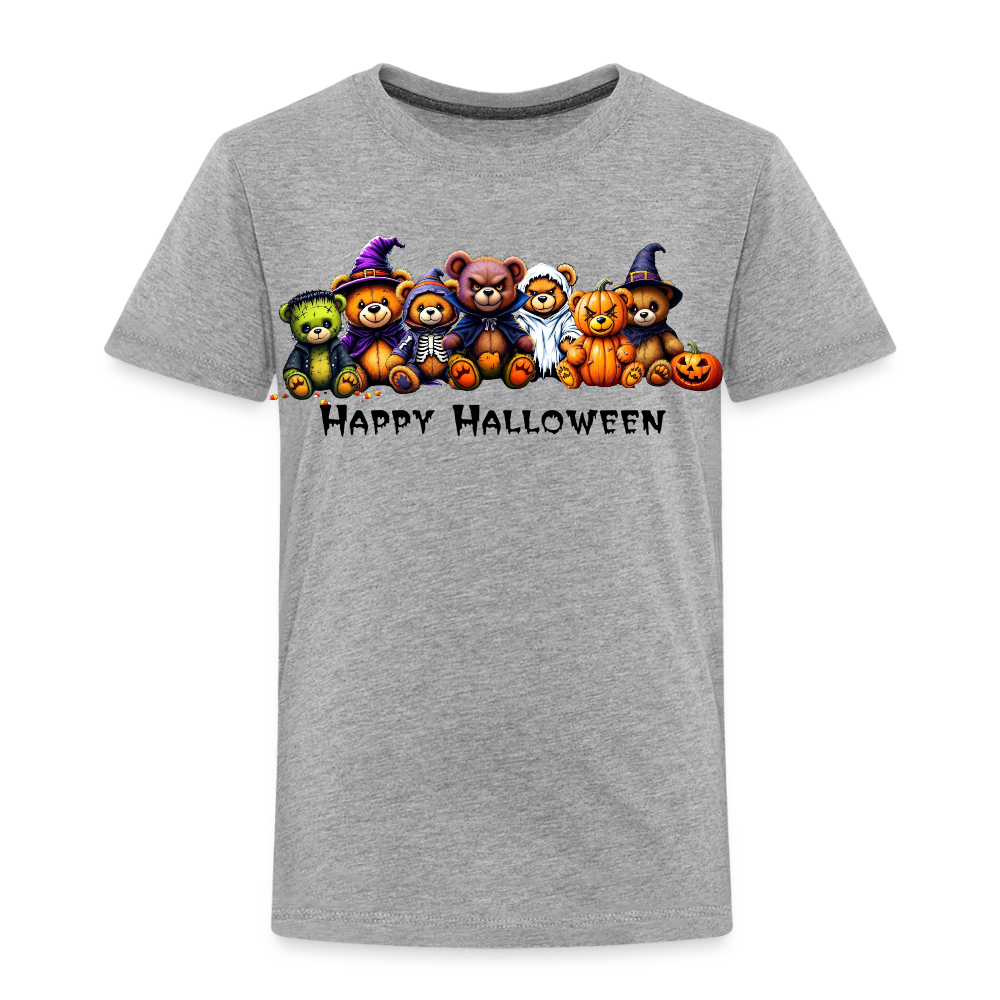 Teddies Halloween Tee - heather grey