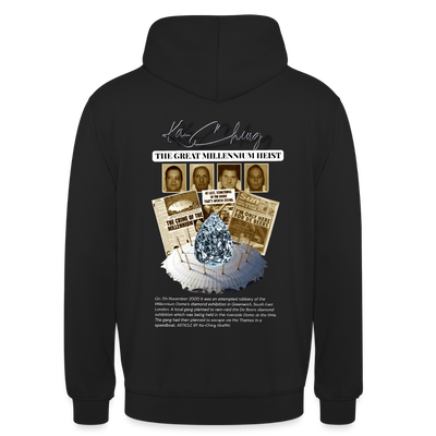 Diamond Range Unisex Hoodie limited editions design 1 - black
