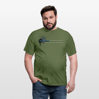 Unisex T-Shirt Ching Blue Logo CHBL-T-05c - military green