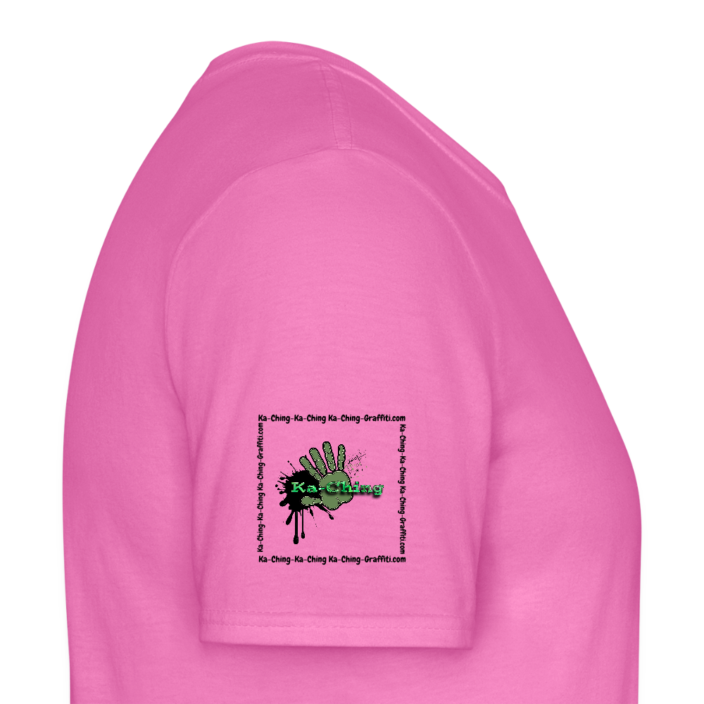 Unisex T-Shirt Ching Green Logo CHGR-T-01c - pink
