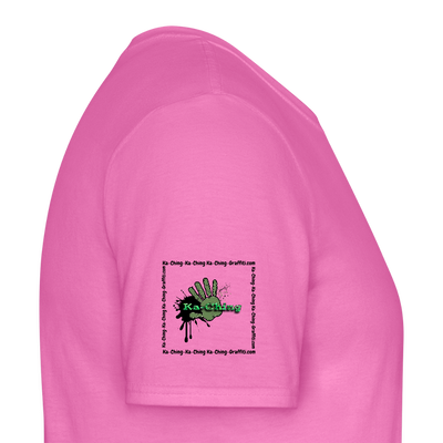 Unisex T-Shirt Ching Green Logo CHGR-T-01c - pink