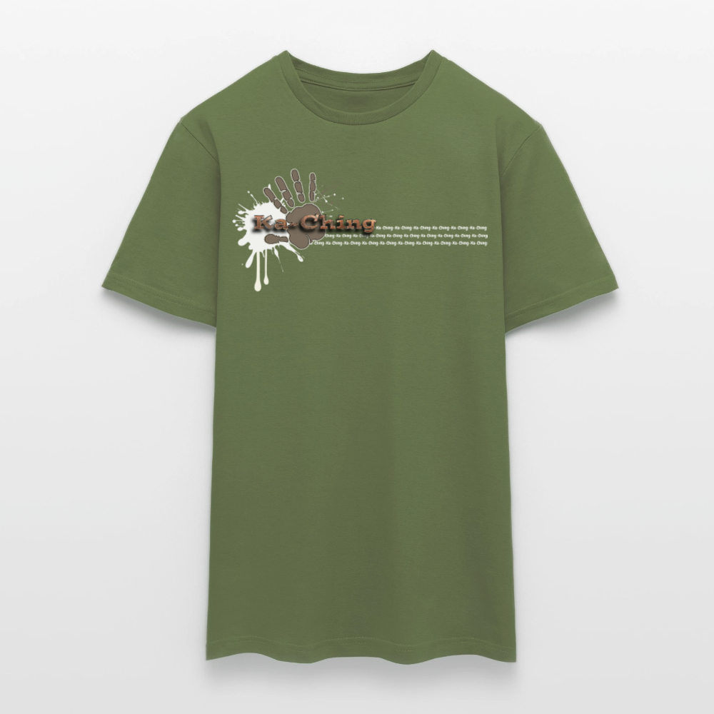 Unisex T-Shirt Ching Bronze Logo WH/Dark CHBR-T-04d - military green