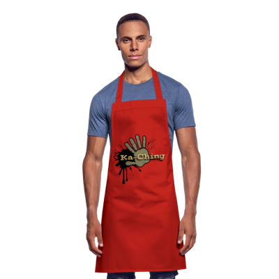 Cooking Apron gold - red