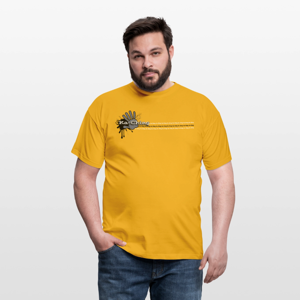 Unisex T-Shirt Ching Silver Logo CH-SLR-T-03c - yellow