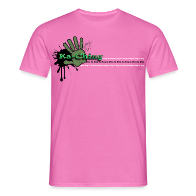 Unisex T-Shirt Ching Green Logo CHGR-T-01c - pink