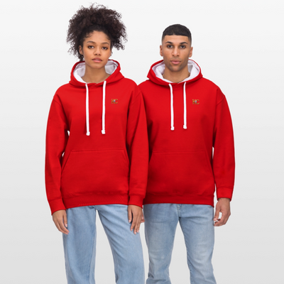 Diamond Range Millenium Heist 2000 Hoodie limited edition - red/white