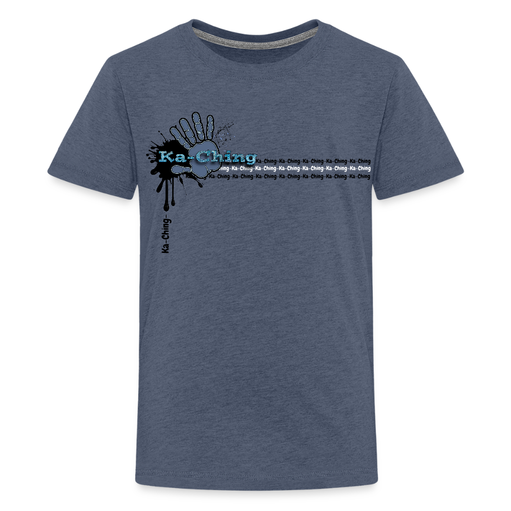 Unisex T-Shirt Ching Blue Logo - heather blue