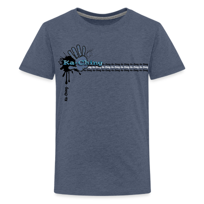 Unisex T-Shirt Ching Blue Logo - heather blue