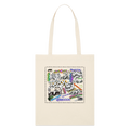 Graffiti F1Tote Bag - natural raw
