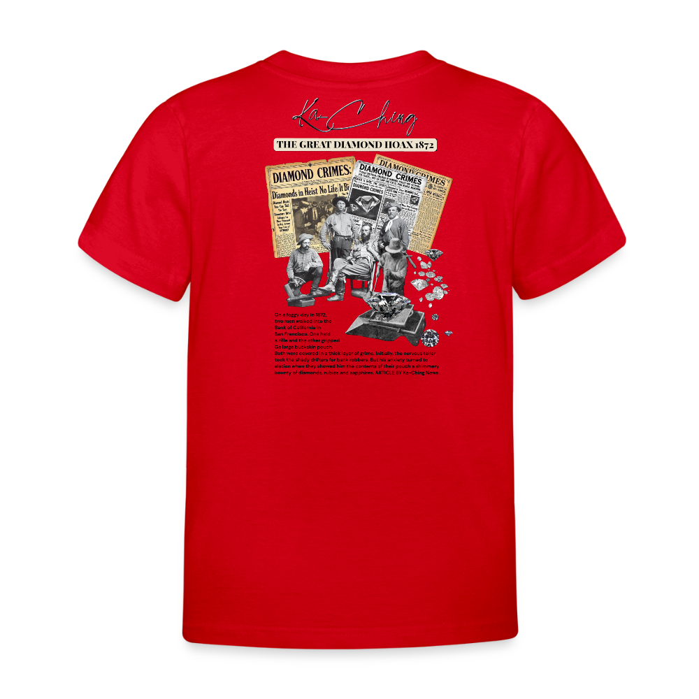 Diamond Range hoax 1872 T-Shirt limited edition - red