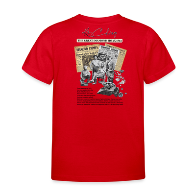 Diamond Range hoax 1872 T-Shirt limited edition - red