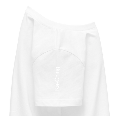Unisex T-Shirt Ching Bronze Logo - white