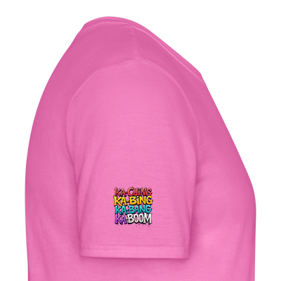 Ka-Ching K-Bing Ka-Bang Ka-Boom Adult T-Shirt - pink