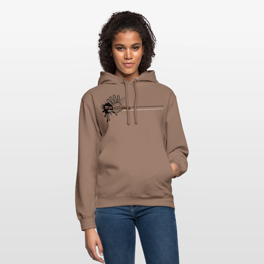 Ka-Ching Unisex Hoodie Ching Bronze logo - mocha