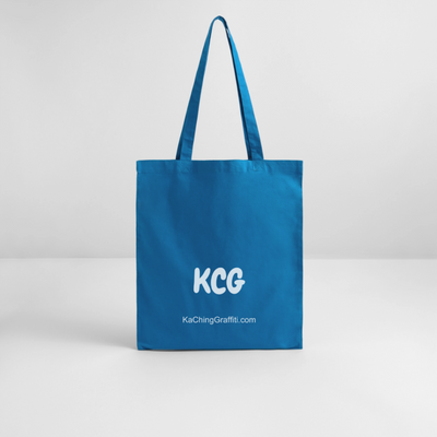 Ching Tote Bag Green Logo - royal blue