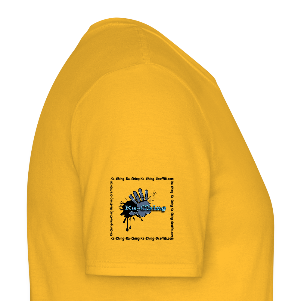Unisex T-Shirt Ching Blue Logo CHBL-T-05w - yellow