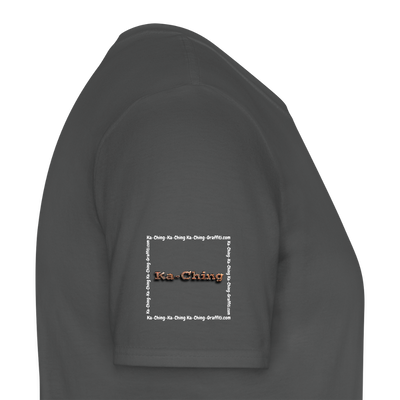 Unisex T-Shirt Ching Bronze Logo WH/Dark CHBR-T-04d - charcoal grey