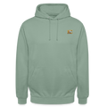 diamond range limited edition Hoodie  design 3 - steel green