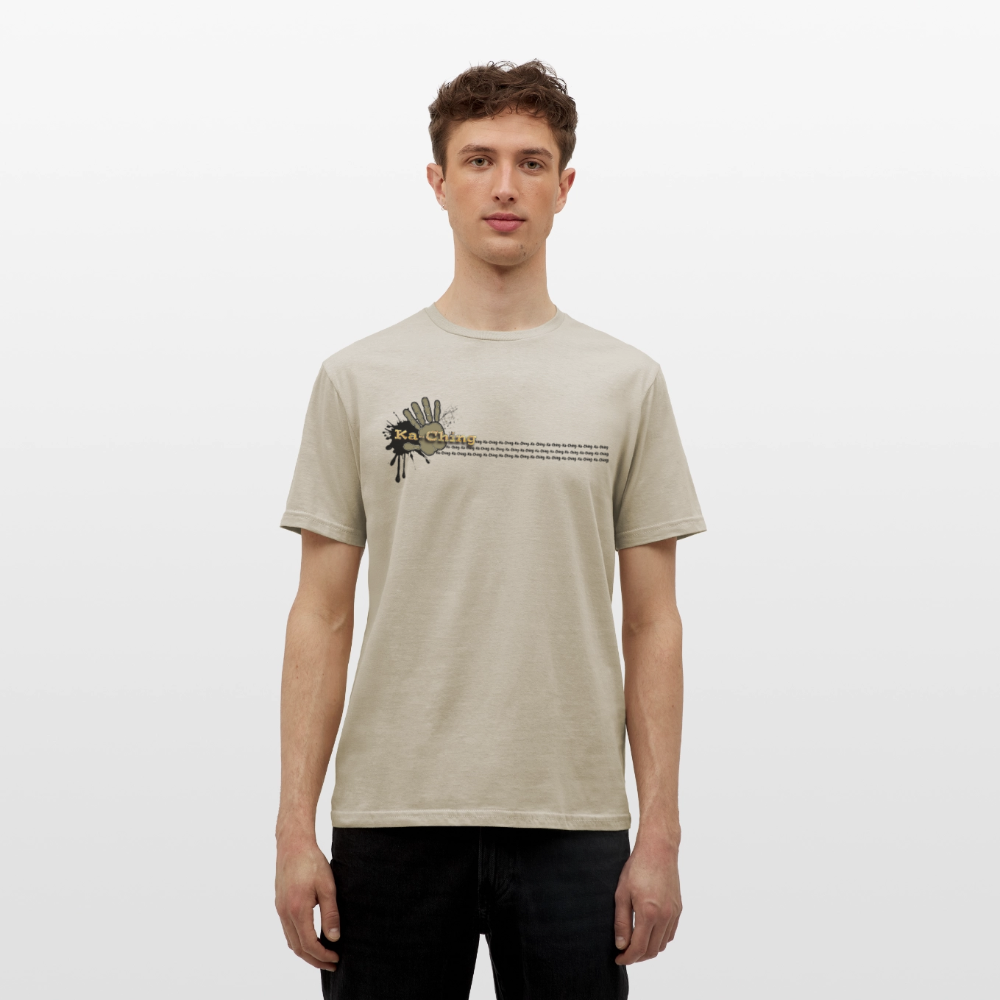 Ka-Ching T-Shirt Ching Gold Logo CHGD-T-02w - sand beige