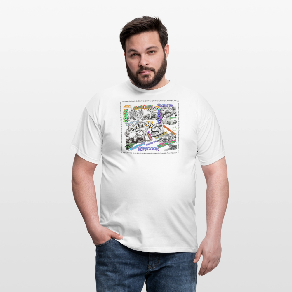Unisex T-Shirt F1 Graffiti - white