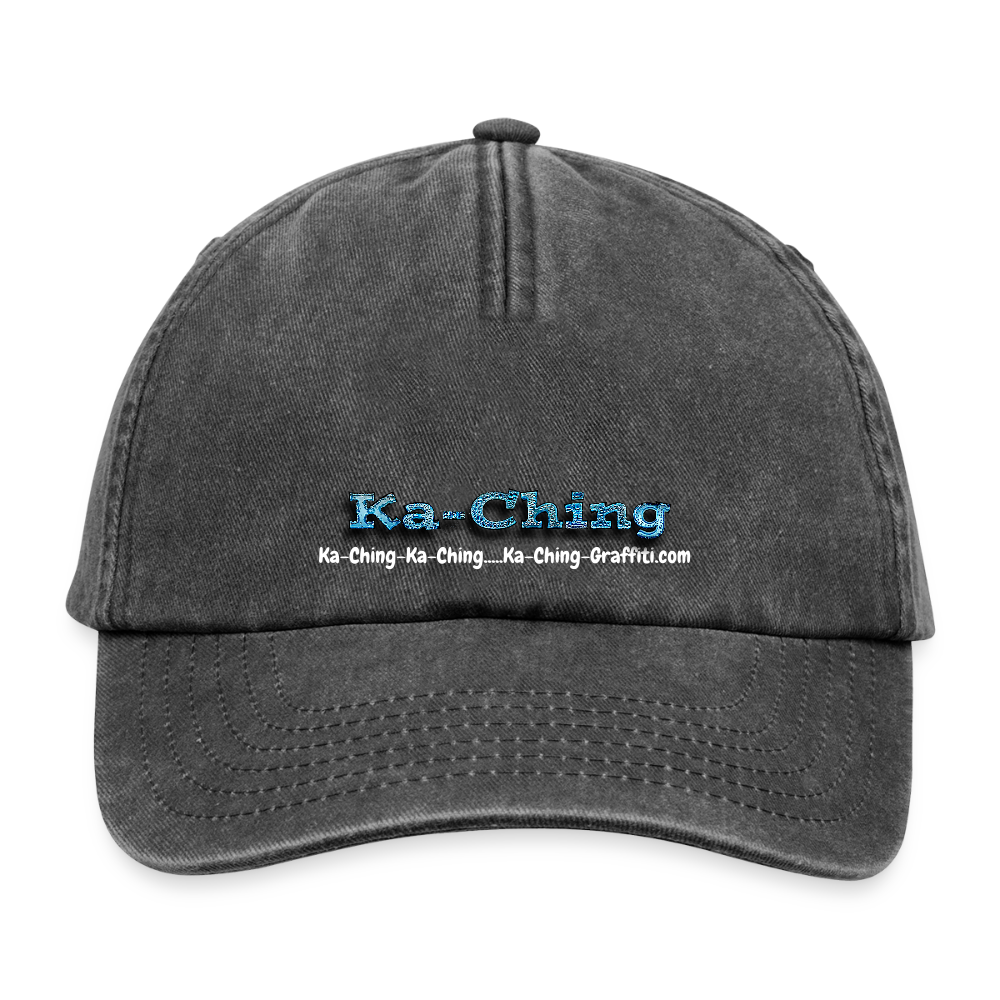Ka-Ching Cap blue Logo - vintage black