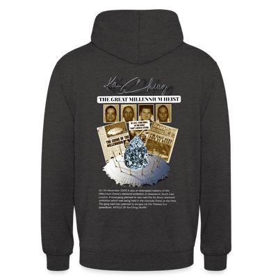 Diamond Range Unisex Hoodie limited editions design 1 - charcoal grey