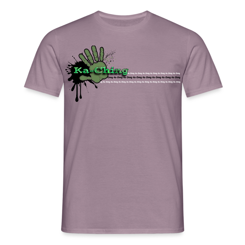 Unisex T-Shirt Ching Green Logo CHGR-T-01c - purple-grey 