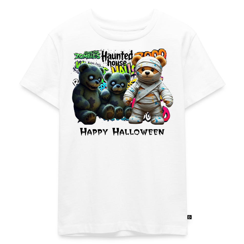 Teddies zombie mummy Halloween Tee - white