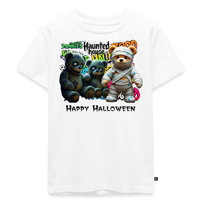 Teddies zombie mummy Halloween Tee - white