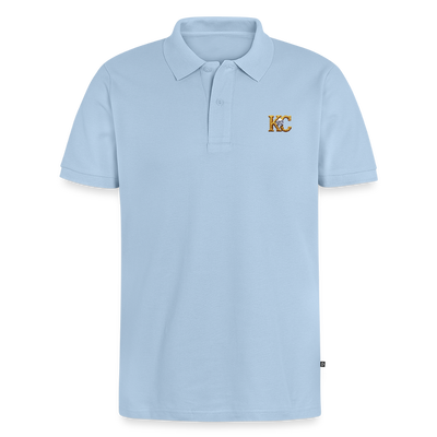 Diamond Range Unisex Polo Tee limited editions design 1 - light blue