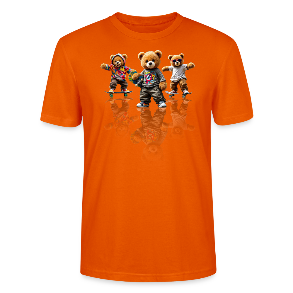 skateboarding Teds Tee - bright orange