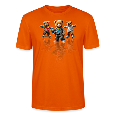 skateboarding Teds Tee - bright orange