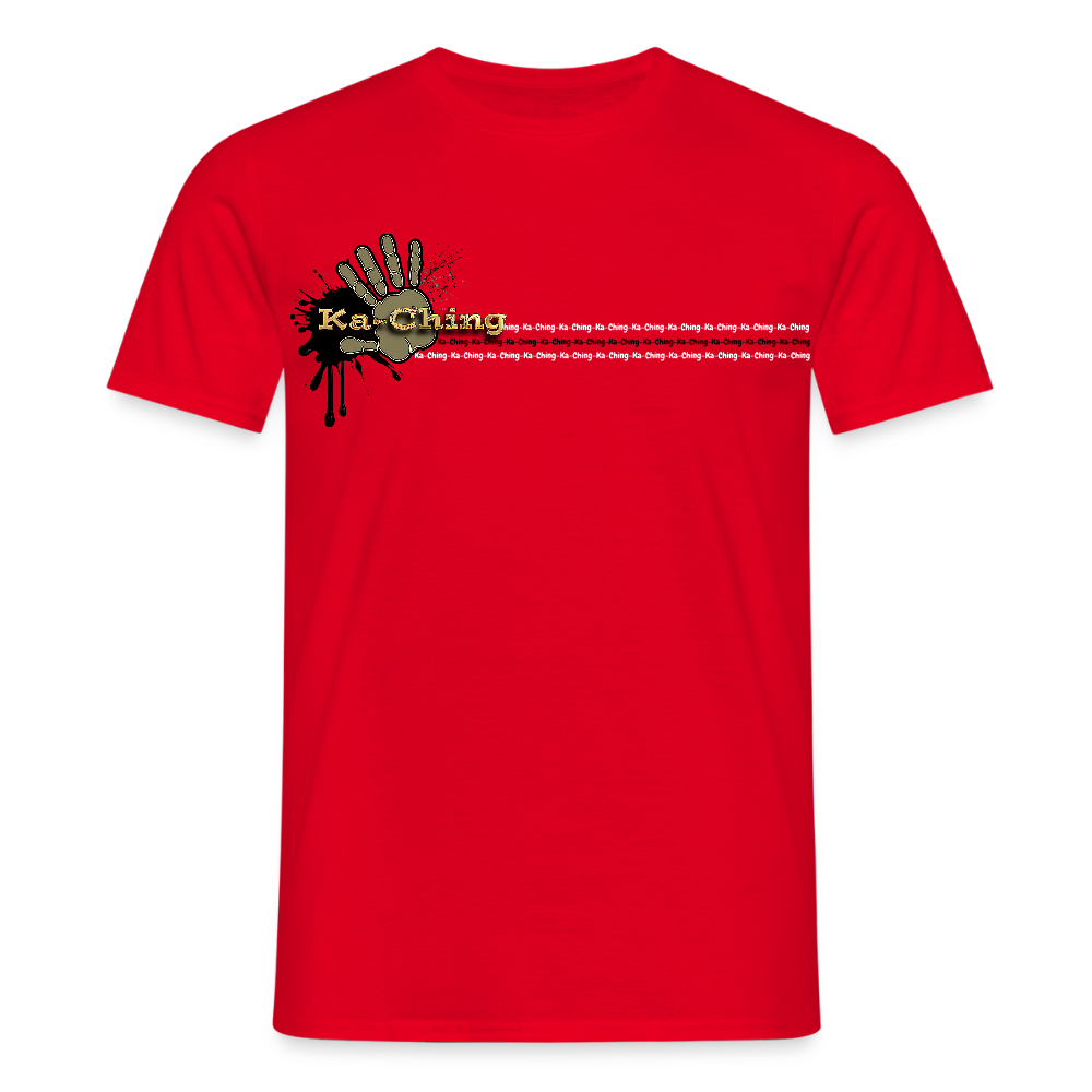 Unisex T-Shirt Ching Gold Logo CHGD-T-02c - red