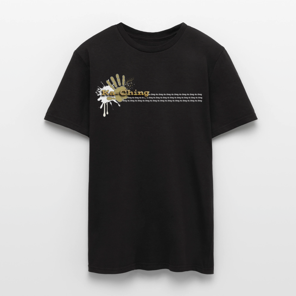 Unisex T-Shirt Ching Gold Logo WH/Dark CHGD-T-02d - black